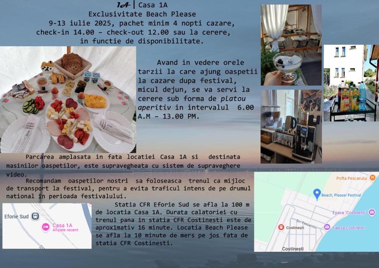 Casa 1A Hotel Dél-Eforie Kültér fotó